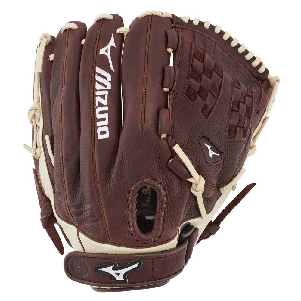 Mizuno Women's Frachise Series Fastpitch Softball Glove 12.5" Coffee/Silver (312716-VTK)